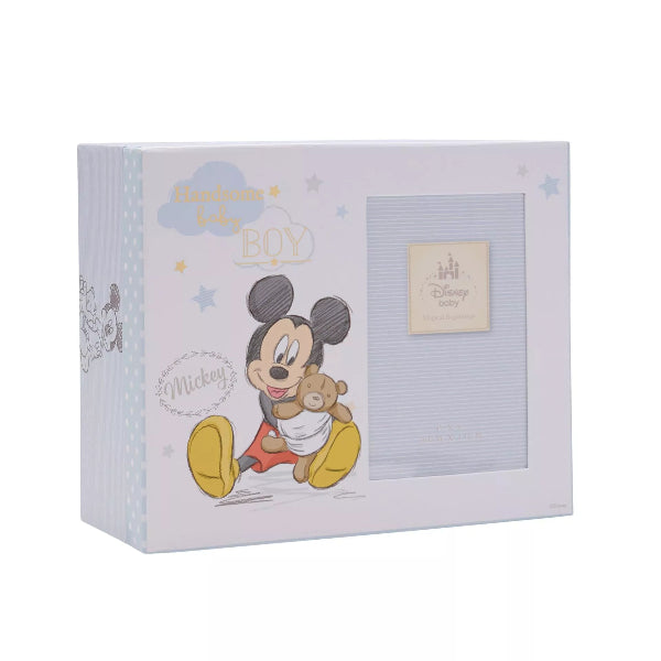 Gift box with Mickey Mouse design on a white background