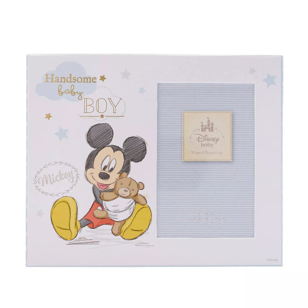Disney baby photo album with Mickey Mouse design on a white background