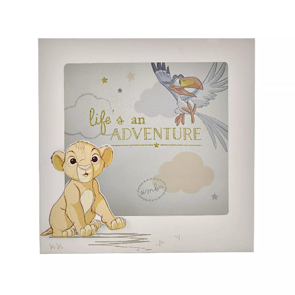 Disney Magical Beginnings Lion King Simba Wooden Money Box 16cms