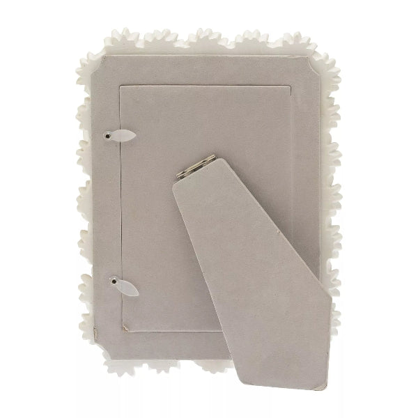 Light gray textured box with a matching strap on a white background