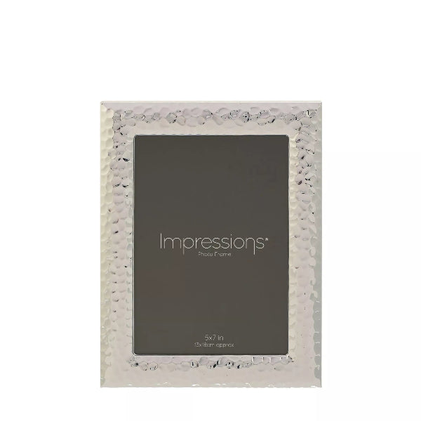 Decorative photo frame with 'Impressions' branding on a white background
