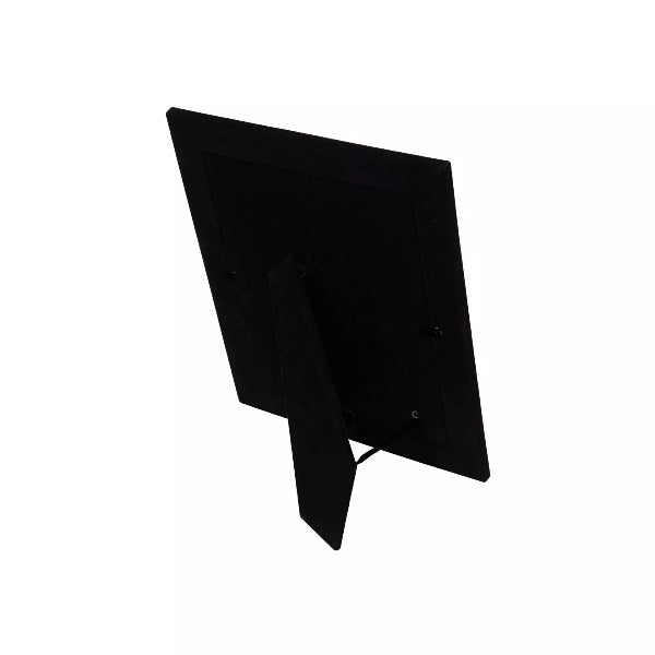 Black stand on a white background
