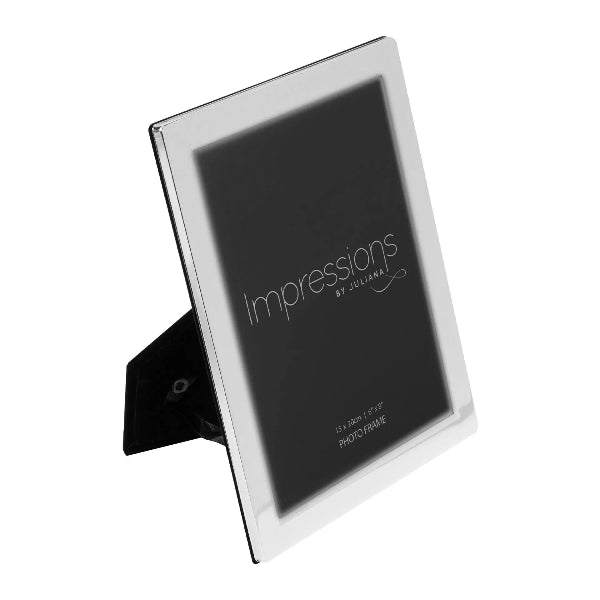 Impressions Silverplated Photo Frame Flat Edge 6" x 8"