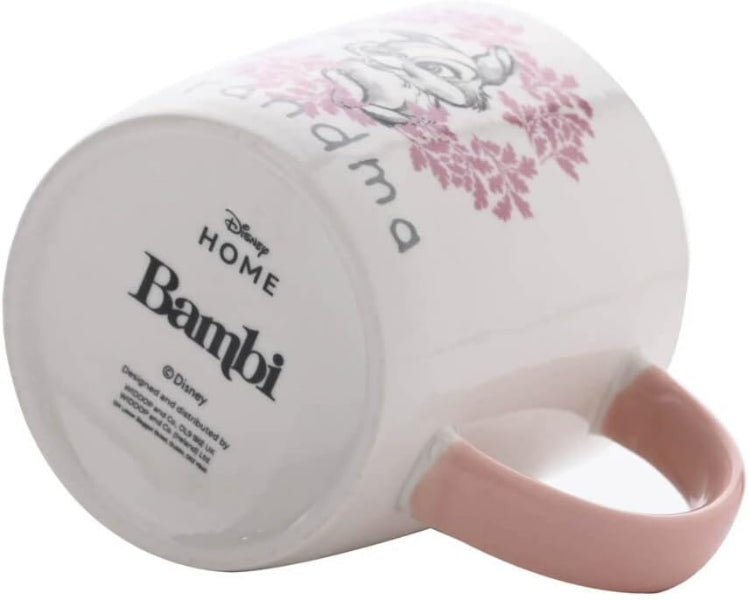 Mug with Disney Bambi design on a white background