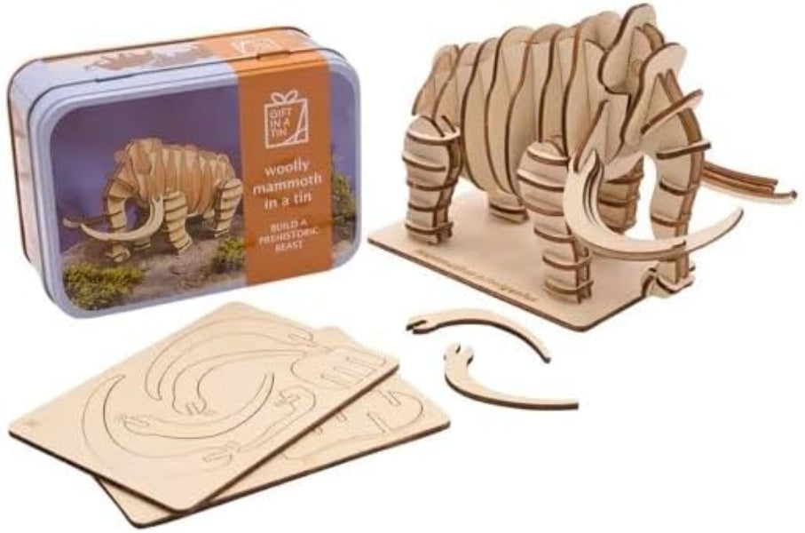 Apples to Pears Build a Wooden Woolly Mammoth