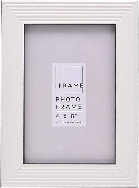 Impressions IFrame Black and White Photo Frame 4" x 6"
