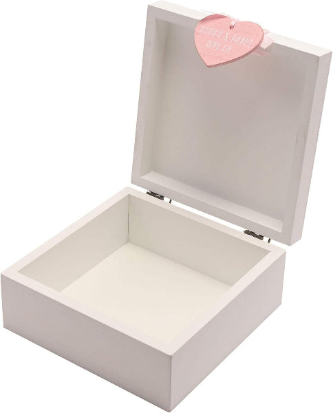 Petit Cheri My Special Keepsake Box Pink Elephant Design 16cm