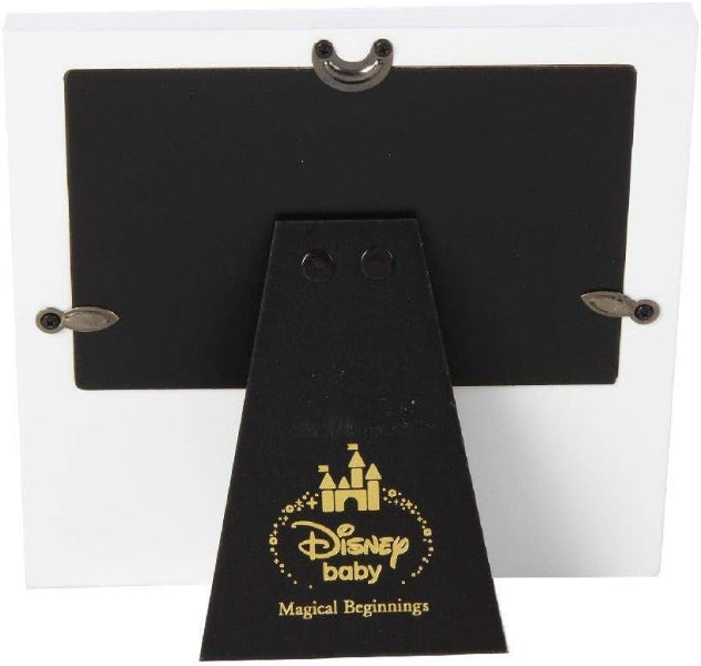 Black earring holder with Disney Baby logo on a white background