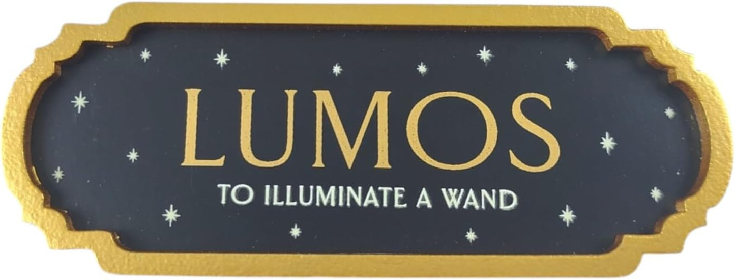 Warner Bros Harry Potter Alumni Spell Lumos Sign