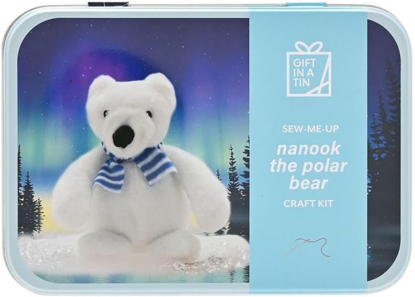 Apples to Pears Gift in A Tin Crafting Kit Sew-Me-up Nanook The Polar Bear