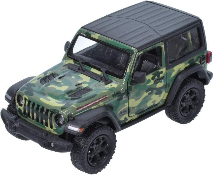 Kinsmart Pull Back Jeep Wrangler Camo 2018 One Sent at Random