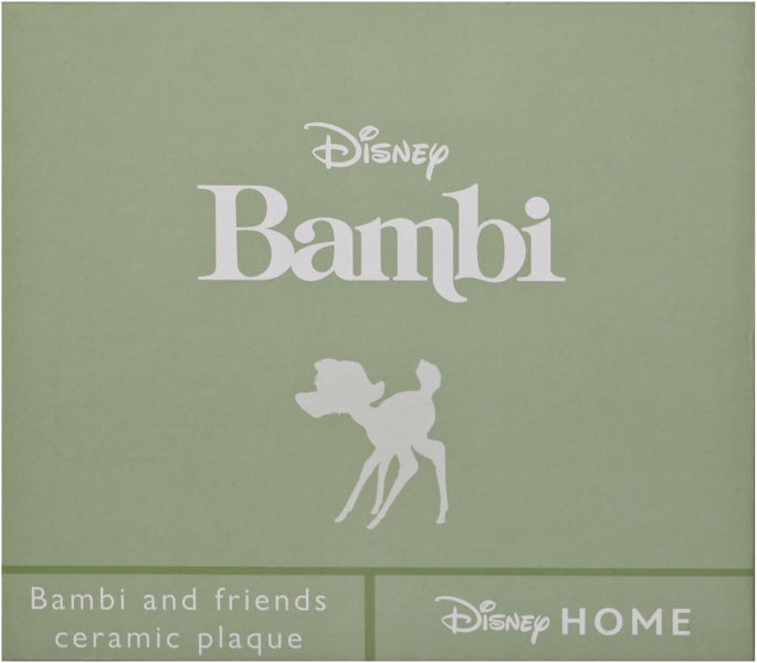 Disney Forest Friends Bambi Plaque 'Home Sweet Home' 14cms