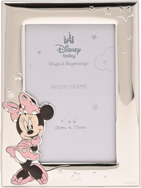 Disney baby photo frame with Minnie Mouse design