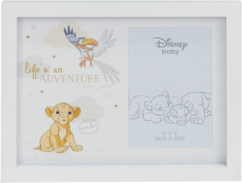 Disney Magical Beginnings Lion King Photo Frame Simba Lifes Adventure 4" x 6"