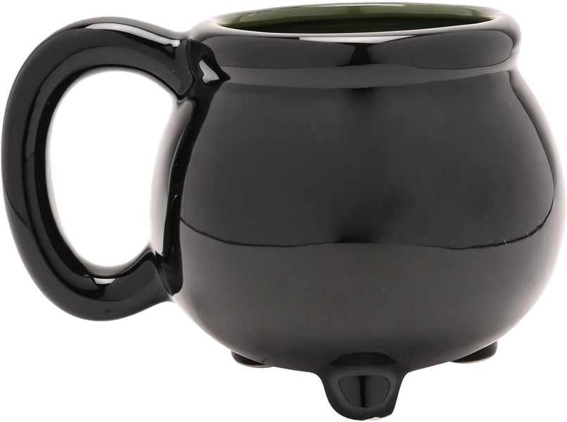 Black footed mug on a white background