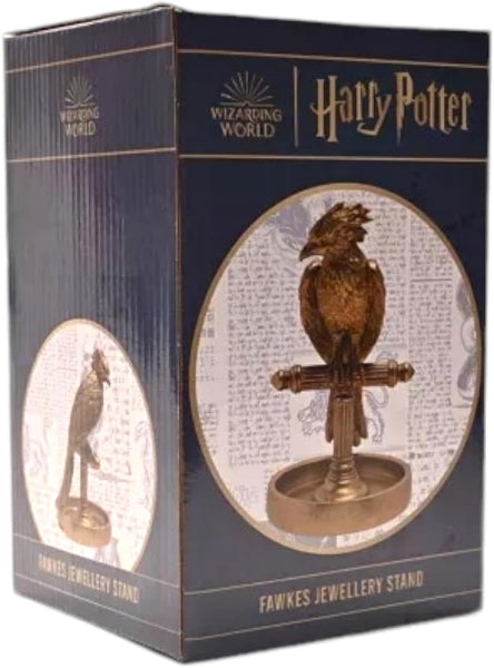Box packaging of a Fawkes jewellery stand from Harry Potter with detailed design.
