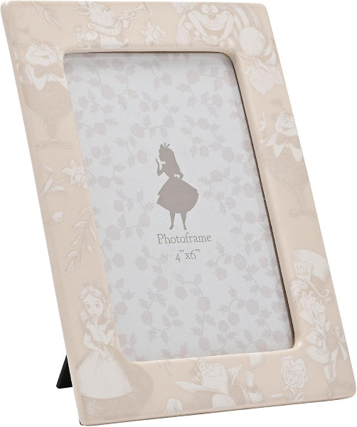 Decorative photo frame with floral patterns on a white background