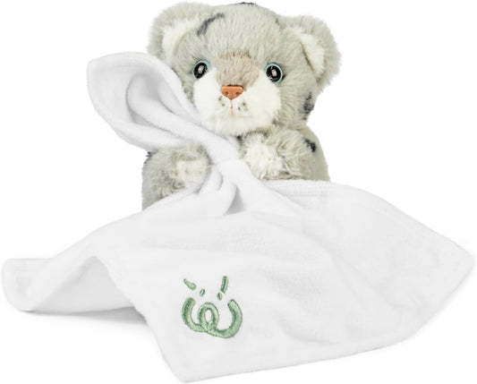 Living Nature Baby Snow Leopard Stuffed Animal Plush Toy 21cm