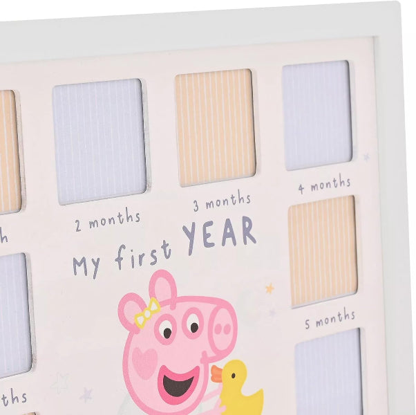 Peppa Pig 12 Months First Year of Adventures Photo Frame 18 x 20 cm