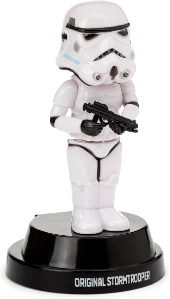 Stormtrooper figure from Star Wars on a white background