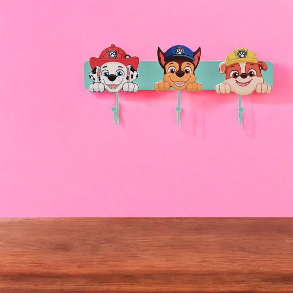 Paw Patrol Wooden Wall Hooks