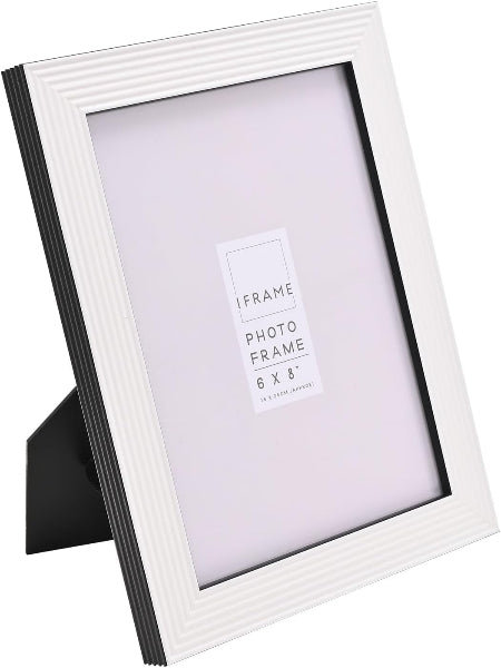 Impressions IFrame Black and White Photo Frame 6" x 8"