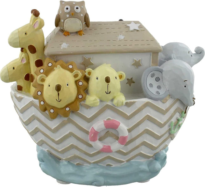 Noah's Ark Resin Money Bank 11cms