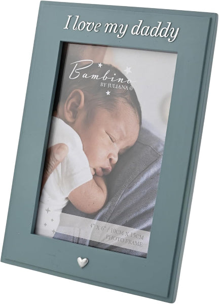 Bambino 'I Love My Daddy' Photo Frame 4" x 6"