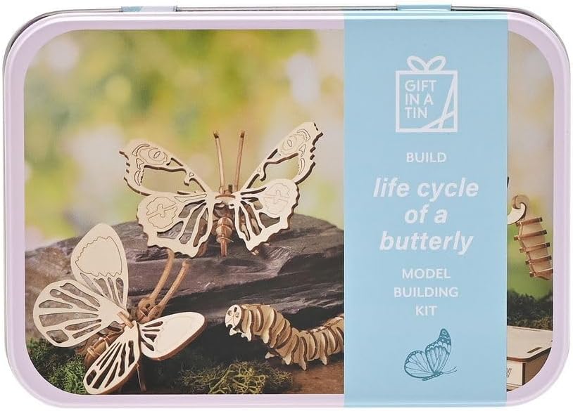 Apples to Pears Gift in A Tin Crafting Kit Cycle of A Butterfly