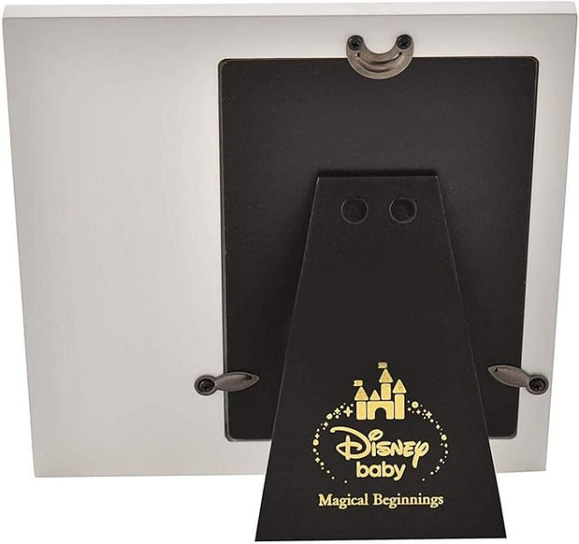 Black baby diaper changing table with Disney Baby logo on a white background