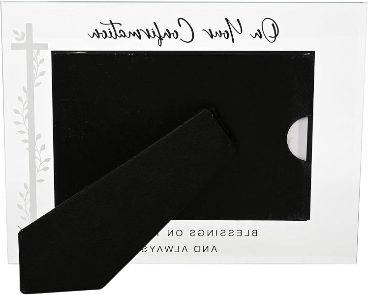 Black card with text on a white background