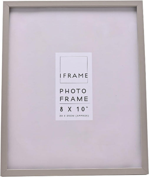 Impressions iFrame Grey Wooden Frame 8" x 10"