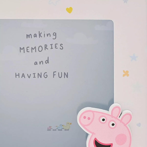 Peppa Pig Making Memories and Having Fun Money Box with Coin Slot 15cms