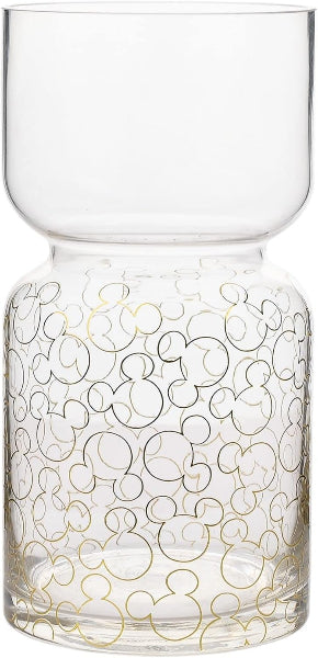 Disney Home Mickey Shapes Glass Vase 22cm