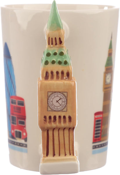 Puckator London Souvenir Big Ben Ceramic Shaped Handle Mug 400ml