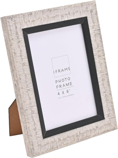 Impressions iFrame Grey Finish Frame 4" x 6"