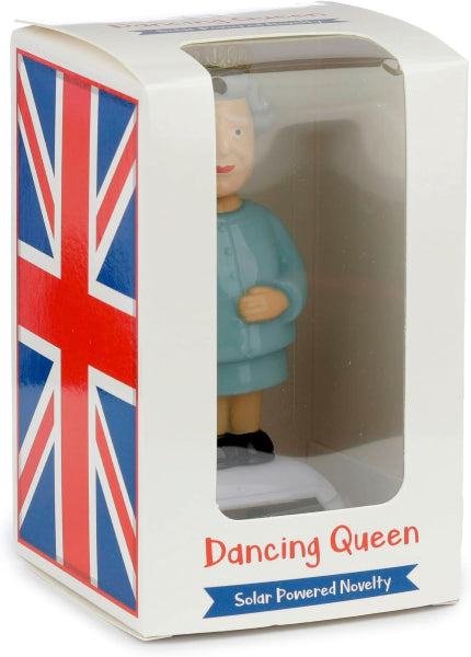 Dancing Queen novelty toy in packaging with Union Jack design