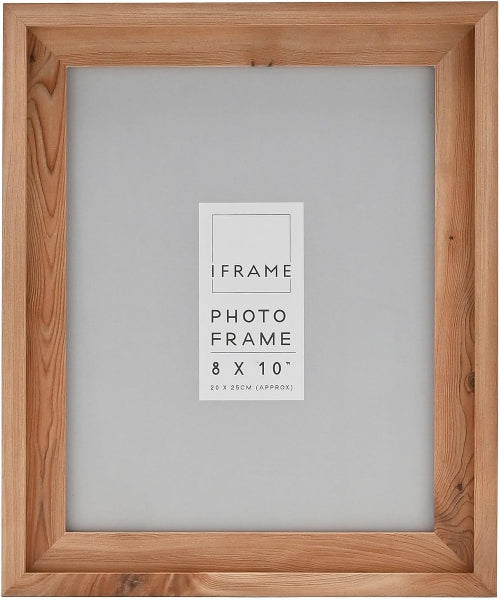 Impressions iFrame Natural Wood Effect Photo Picture Frame 8" x 10"