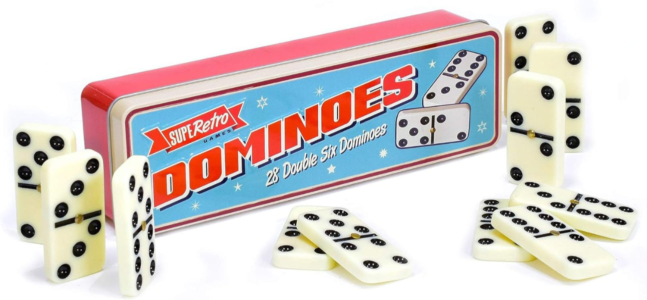 KandyToys SupeRetro 28 Dominoes Tin