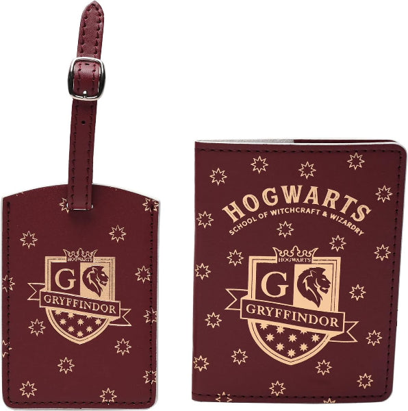 Harry Potter Alumni Passport Holder & Luggage Tag - Gryffindor