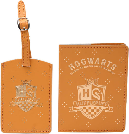 Warner Bros Harry Potter Alumni Passport Holder & Luggage Tag - Hufflepuff