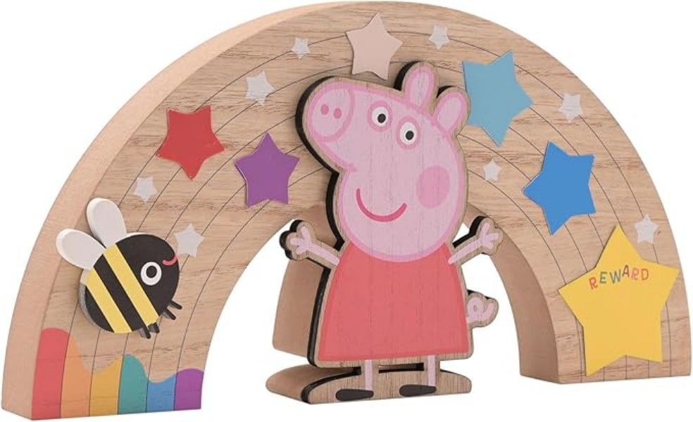 Peppa Pig Rainbow Reward Chart 15x30cms
