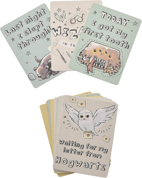 Set of children's greeting cards with various designs and text on a white background