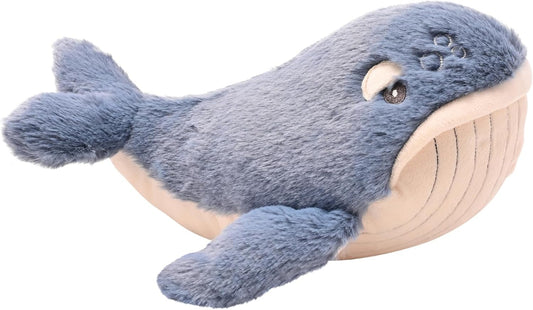 Softies Wilfred the Soft Plush Toy Blue Whale – 29 cm