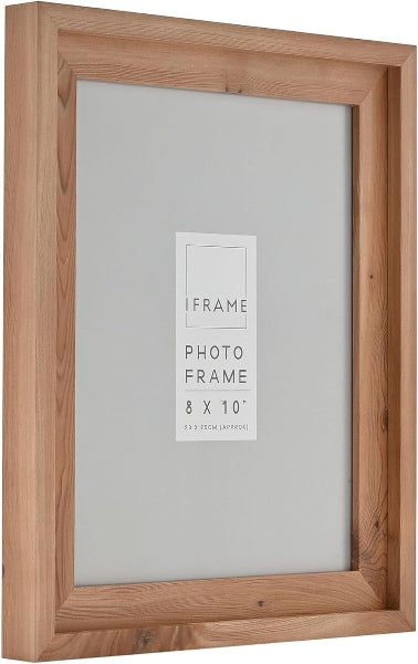 Impressions iFrame Natural Wood Effect Photo Picture Frame 8" x 10"