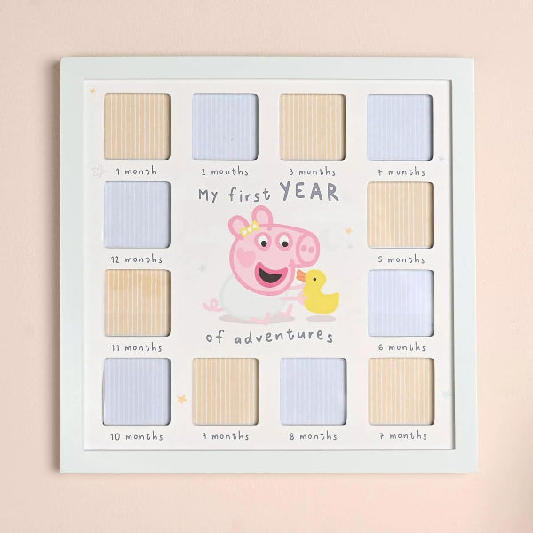 Peppa Pig 12 Months First Year of Adventures Photo Frame 18 x 20 cm