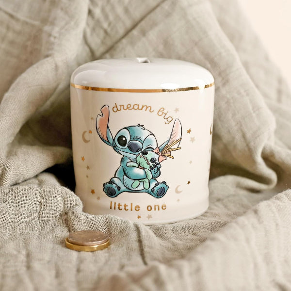 Disney  Stitch Magical Beginnings Baby Money Bank Box 8.5cms