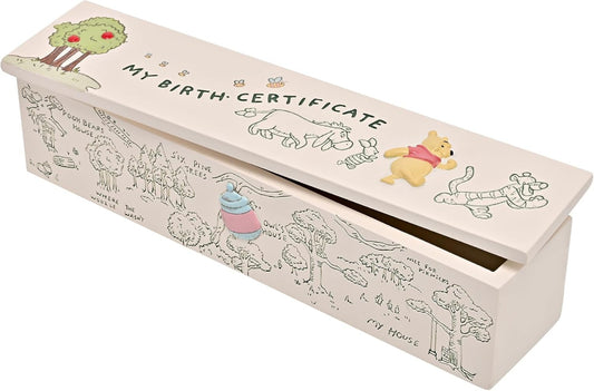 Disney Winnie The Pooh & Friends Birth Certificate Tube 23cms