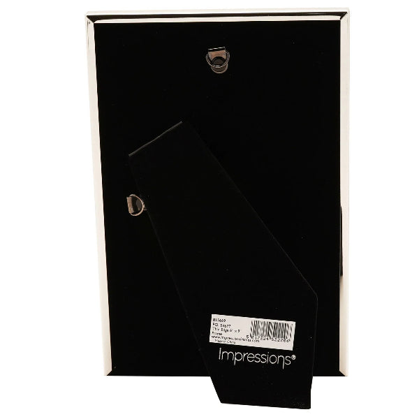 Black notebook with a visible brand label on a white background