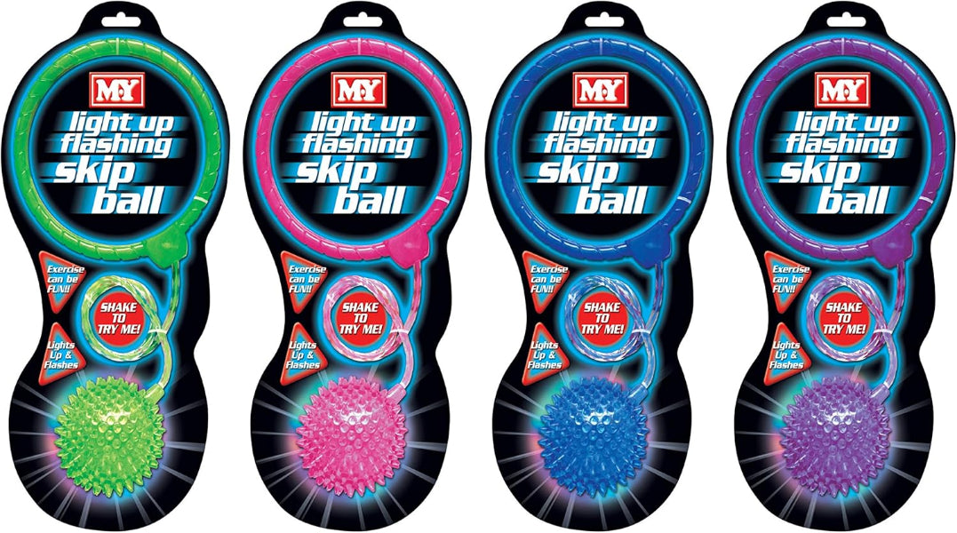 Light Up Flashing Ankle Skip Ball